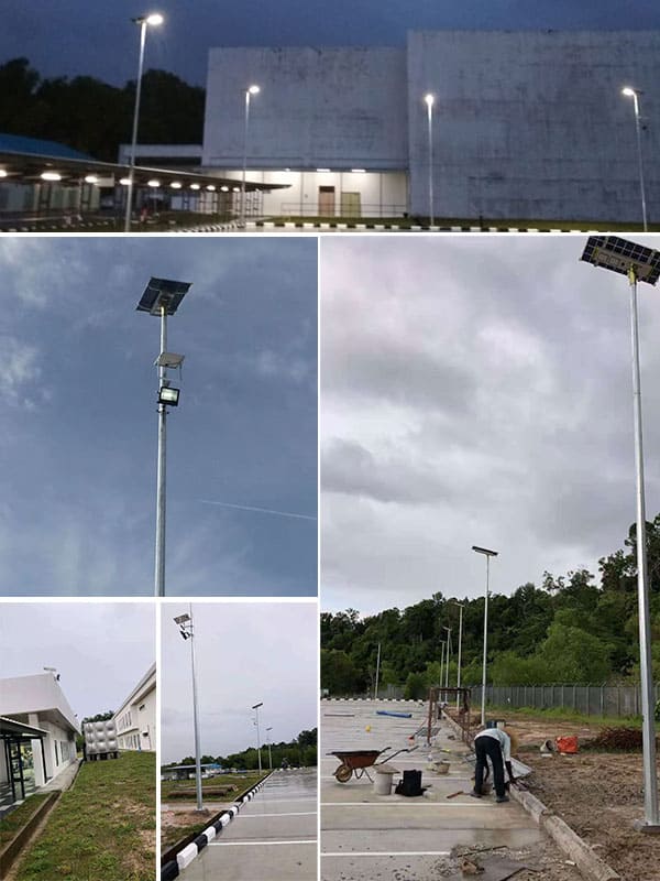 Solar Street Lights and Solar Flood Lights in Brunei