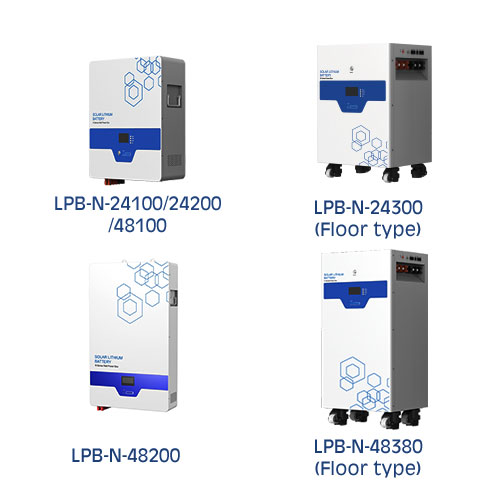 wall mounted lifepo4 lithium solar battery 2