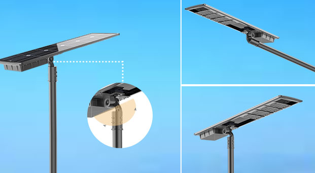 Adjustable All-in-one Lifepo4 Battery Solar Street Light(AN-SLZ2) Advantages