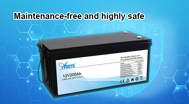 AN-LFP Series Lithium Battery 12.8V200AH Advantages