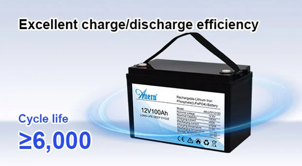 Excellent charge/discharge efficiency