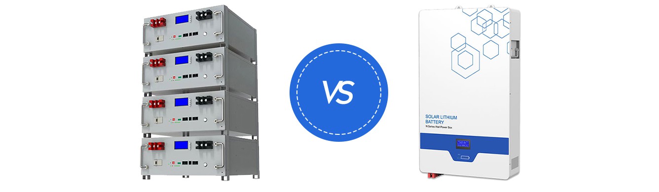 Rack Mounted vs. Wall Mounted Lithium Battery