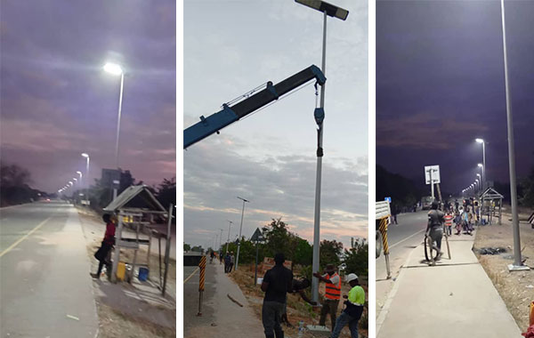 Tanzania Purchased and Installed SLZ Solar Street Lights